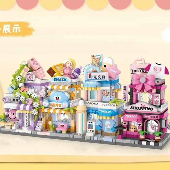 NOUVEAU Kit de Blocs de Construction pour Filles : Modèle de Jouet Maison de Nourriture