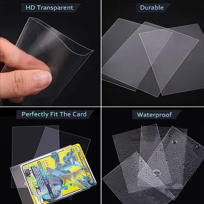 100 pièces manchons de cartes