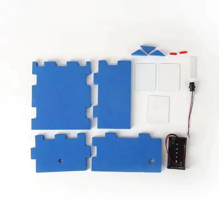 Expérience de réflexion lumineuse pour adolescents jouet d'invention éducatif miroirs plats stylos laser table combinée occasions spéciales cadeau de Noël