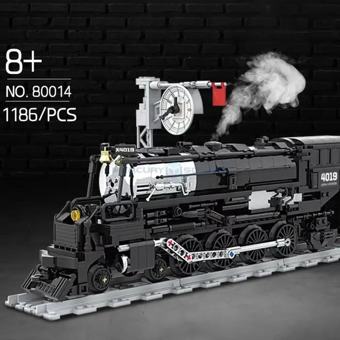 MOC City Train ensemble de construction modèles Machine Locomotive puissance fonction technique blocs