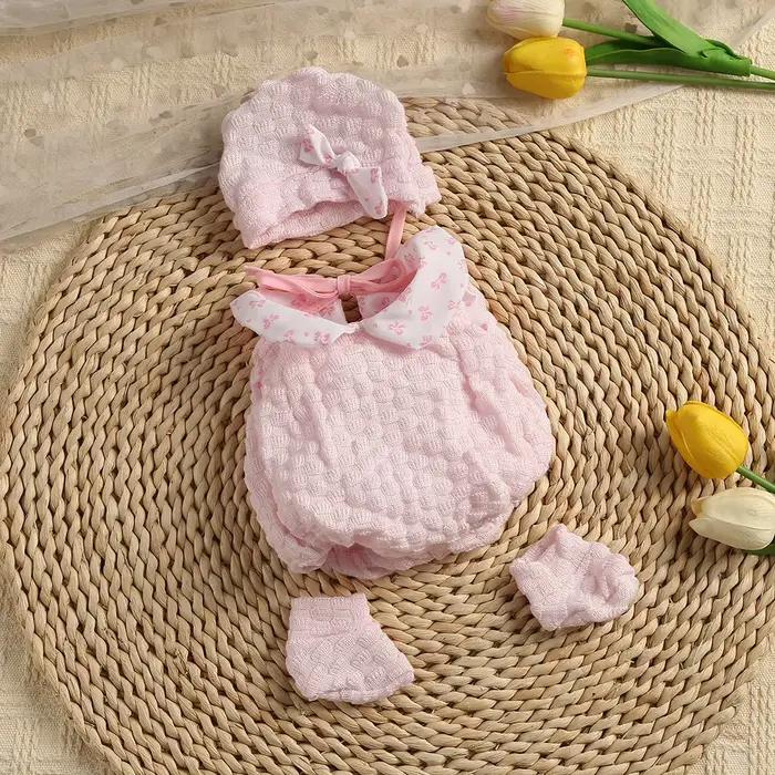 Vêtements de poupée robe combinaison gilet pour 40cm nouveau bébé Reborn