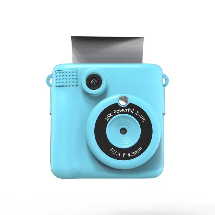 Appareils photo instantanés pour enfants, appareil photo numérique avec zoom 16x, caméra vidéo pour