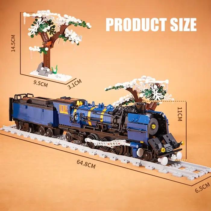 MOC City Train ensemble de construction modèles Machine Locomotive puissance fonction technique blocs