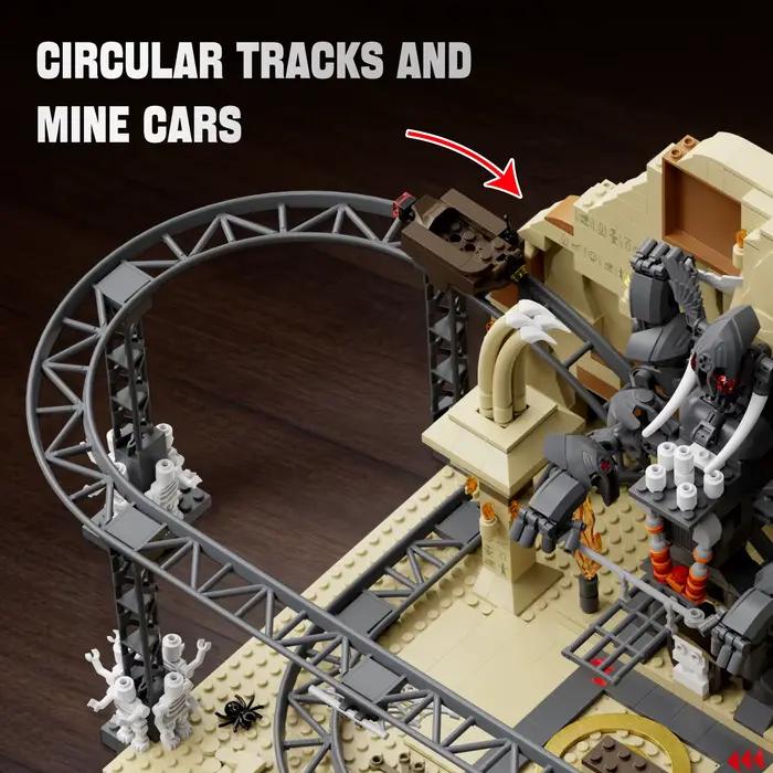 Jeu de construction créatif sur le thème du film Escape from the Temp