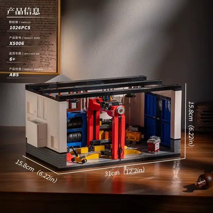MOC City – blocs de Construction de Garage Vintage