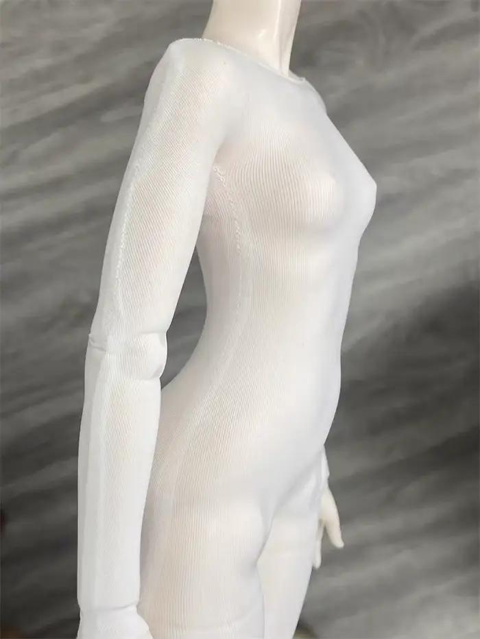 Vêtements de poupée BJD pour hommes et femmes, costume anti-embau, pantalon de sangsues blanches, co