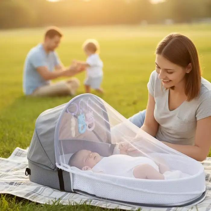 Lit de bébé pliable portable
