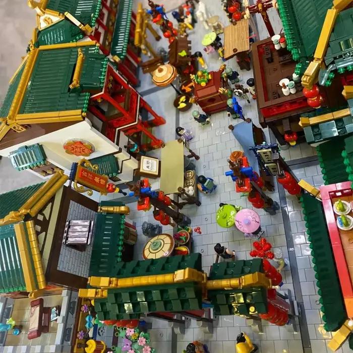 Blocs de construction de ville ancienne chinoise