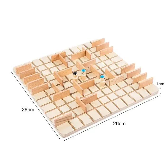 Jeu de société Puzzle jouets deux personnes drôle jeu d'interaction Parent-enfant Chase et Intercept bataille pensée logique jouet Montessori