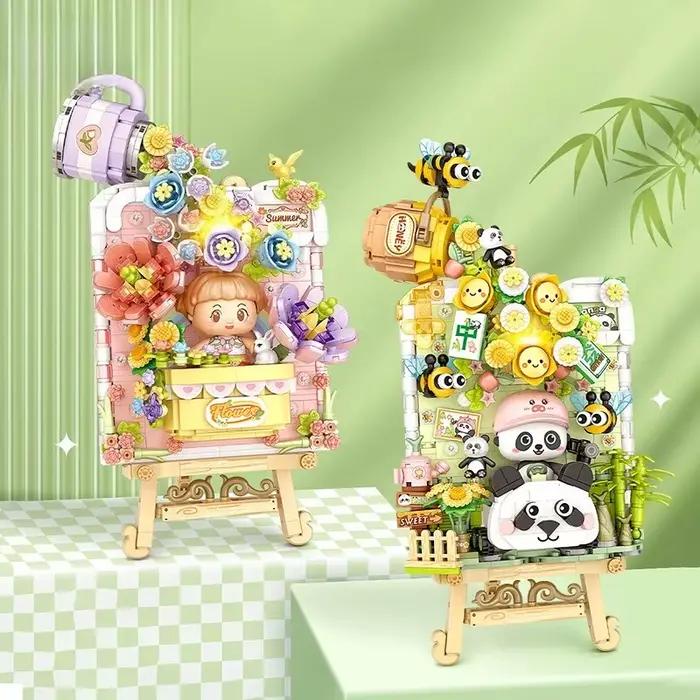Blocs de construction LOZ en plastique ABS coloré pour enfants de 3 à 6 ans jouets de construction à assembler et collectionner occasions spéciales jouets éducatifs pour la maison et les cadeaux d'anniversaire