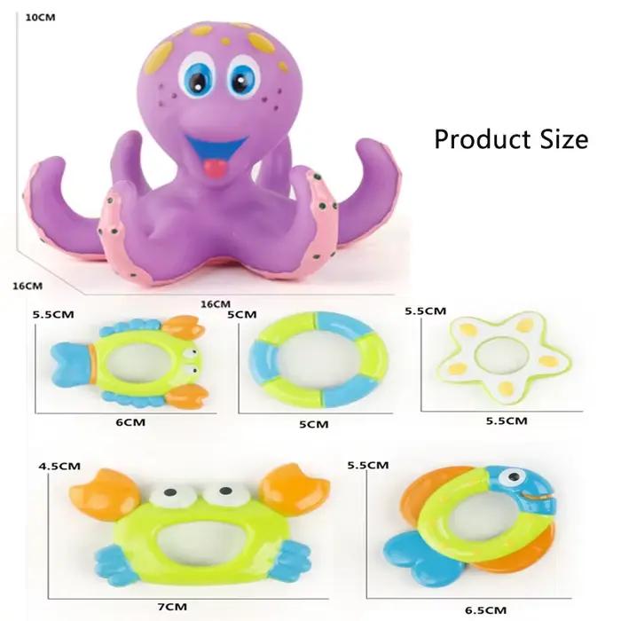 Jouets de bain de poulpe pour bébés et tout-petits