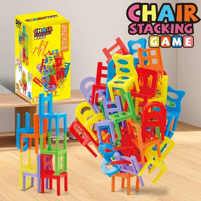 Jouets éducatifs, ensemble de jouets empilables pour chaises