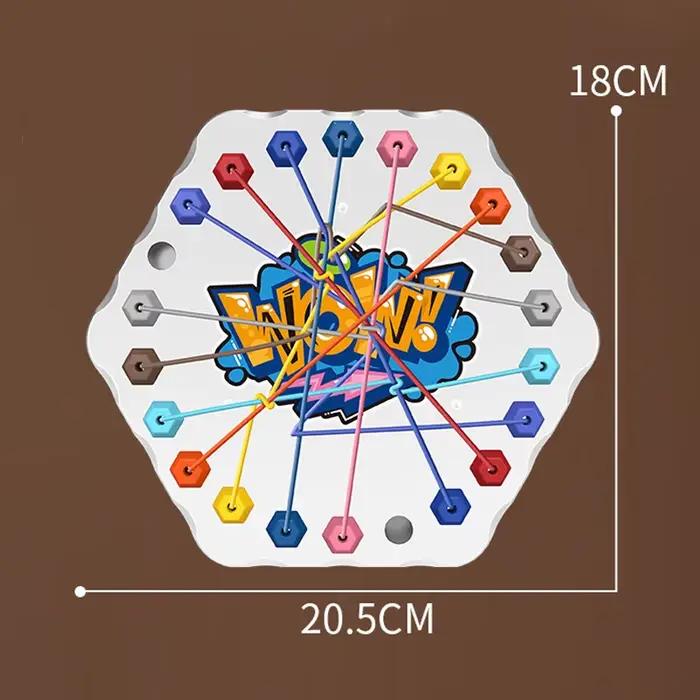 Jeu de société Puzzle avec nœuds en corde pour enfants
