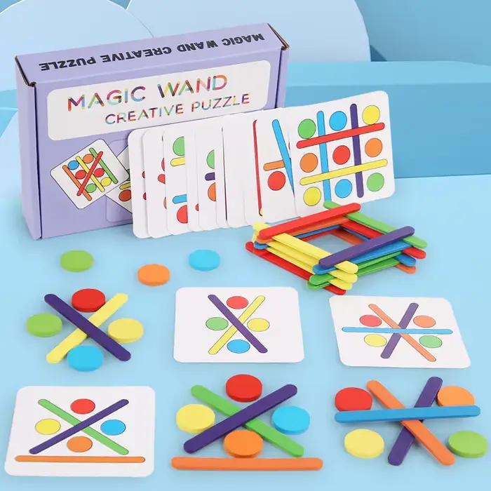 Puzzle 3D interactif pour deux personnes jeu de bureau éducatif pour enfants et adultes occasions spéciales cadeau multicolore papier certifié CE