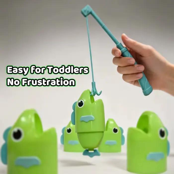 Fishing Master - Jeu de combat de pêche extensible pour deux joueurs - Jeu de société familial - Jouet éducatif de puzzle pour enfants et adultes