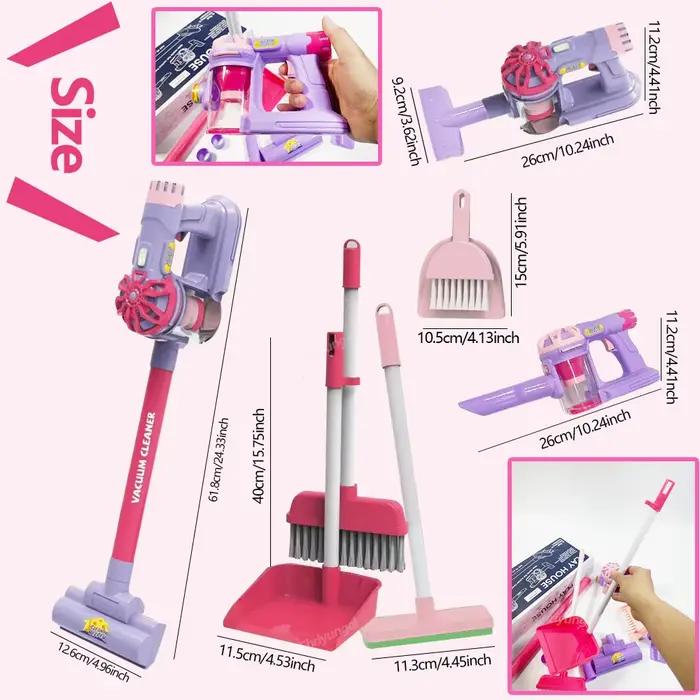 Ensemble de jouets d'aspirateur électrique de Simulation pour enfants
