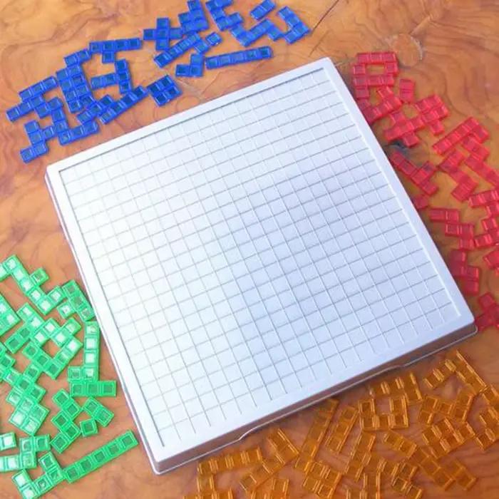 Puzzle intellectuel Blokus jeu de société Version anglaise jeux de fête pour enfants jouet