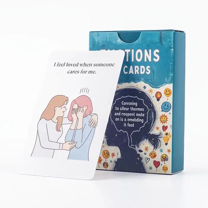 110 cartes d'émotions outil de reconnaissance et d'expression émotionnelle jeu d'apprentissage des sentiments amusants