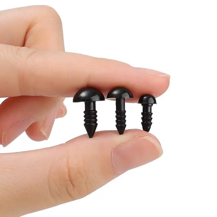 Accessoires pour yeux de poupées en plastique noir et bleu, pour artisanat et bricolage, pour enfants et adultes, occasions spéciales et projets de création