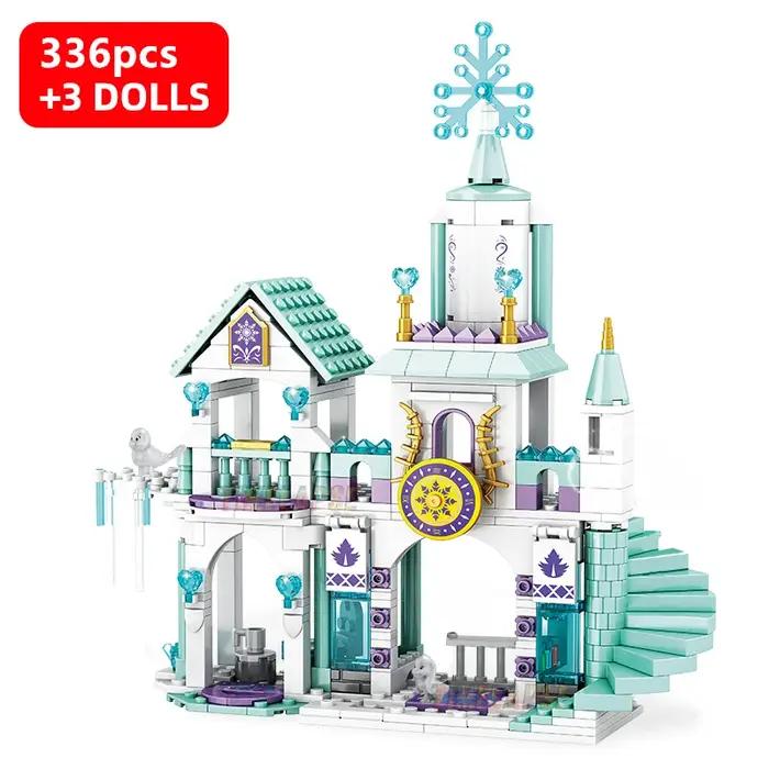Bricolage filles châteaux maison chariots blocs de construction Kits briques modèle classique enfants jouets pour enfant