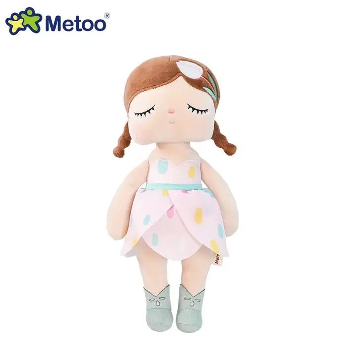 Metoo poupée jouets en peluche pour filles bébé Linda kawaii fleur fée Angela pour enfants enfant cadeau d'anniversaire de noël offre spéciale