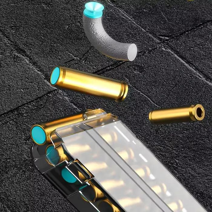Pistolet à balle molle, manuel, coque à tir unique, lancer Victor, épée courte, peut tirer, jouet, mitraillette pour garçon, longue portée