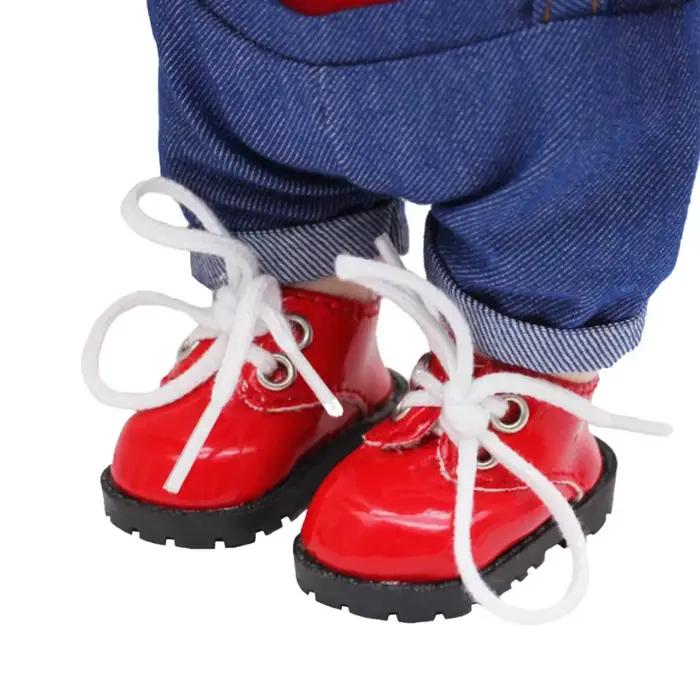 Chaussures en tissu brillant pour poupées 1/12ème échelle accessoires de mode pour filles occasions spéciales 7 couleurs disponibles