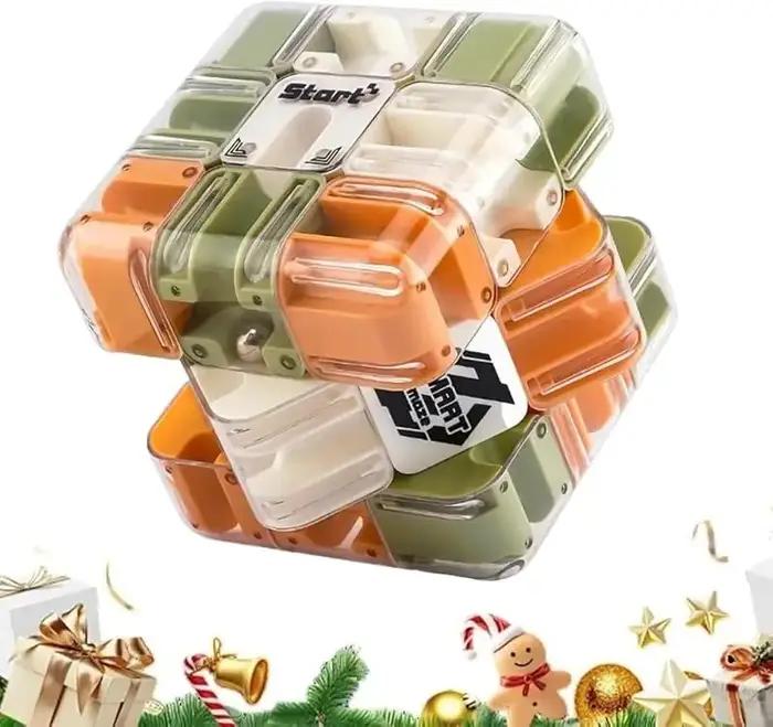 Cube de puzzle labyrinthe 3D en plastique pour adultes et adolescents jeu de casse-tête entraînement de mise au point occasion spéciale