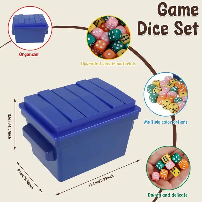 Jeu de dés rapide avec plateau de poubelle pour 2 à 6 joueurs occasionnel ou régulier jeux de société voyage et fêtes pour adultes et adolescents parties stratégiques et amusantes