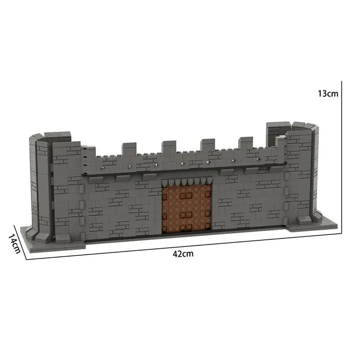 Château médiéval MOC : Forteresse constructible avec des chevaliers