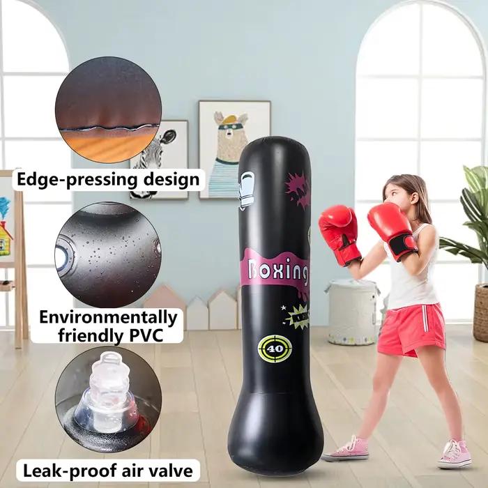 Colonne de boxe pour enfants épaissie en PVC