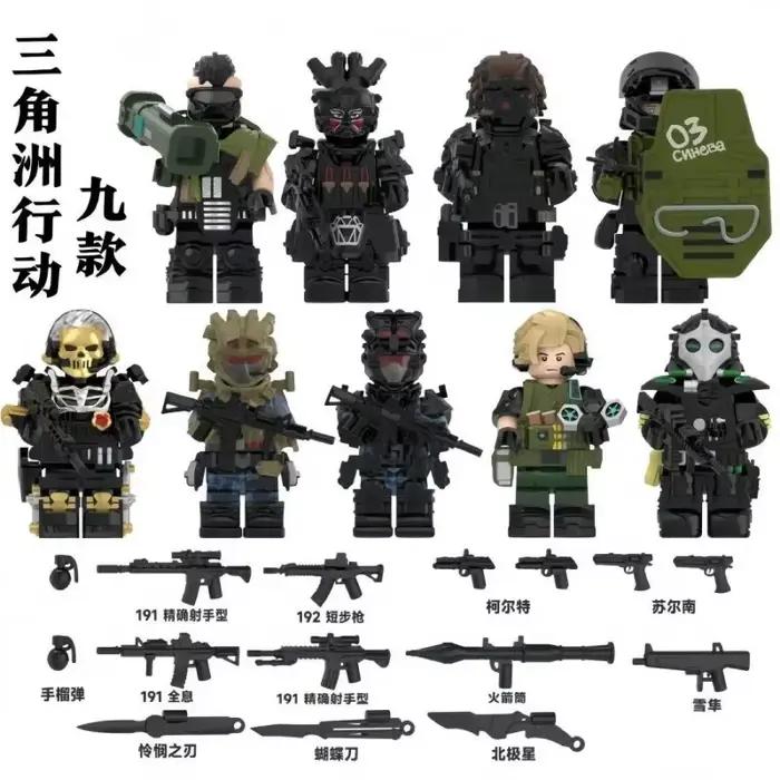 Module de construction Delta Operation Special Forces, module de construction Weilong, jouets miniatures faits à la main