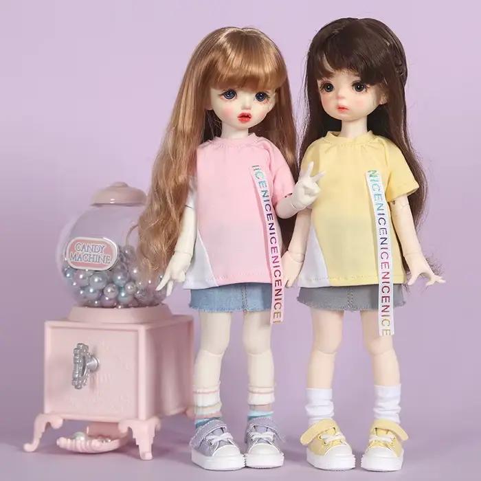 Accessoires de poupée BJD, chaussures en toile, baskets, 1/6 yosd BJD