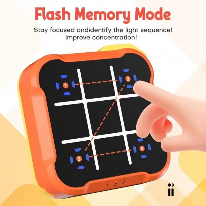 Tic Tac Toe échiquier électronique pour enfants jeu de stratégie interactif avec Mode d'apprentissage AI jouet éducatif Parent enfant