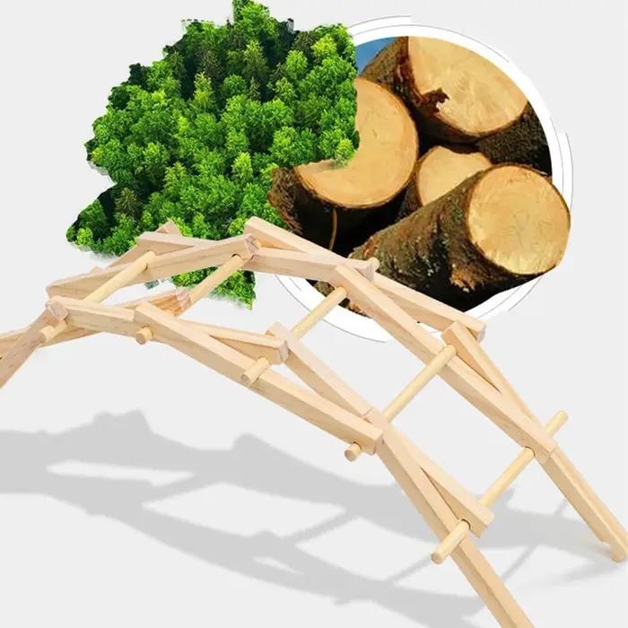 Pont en arc en bois pour enfants