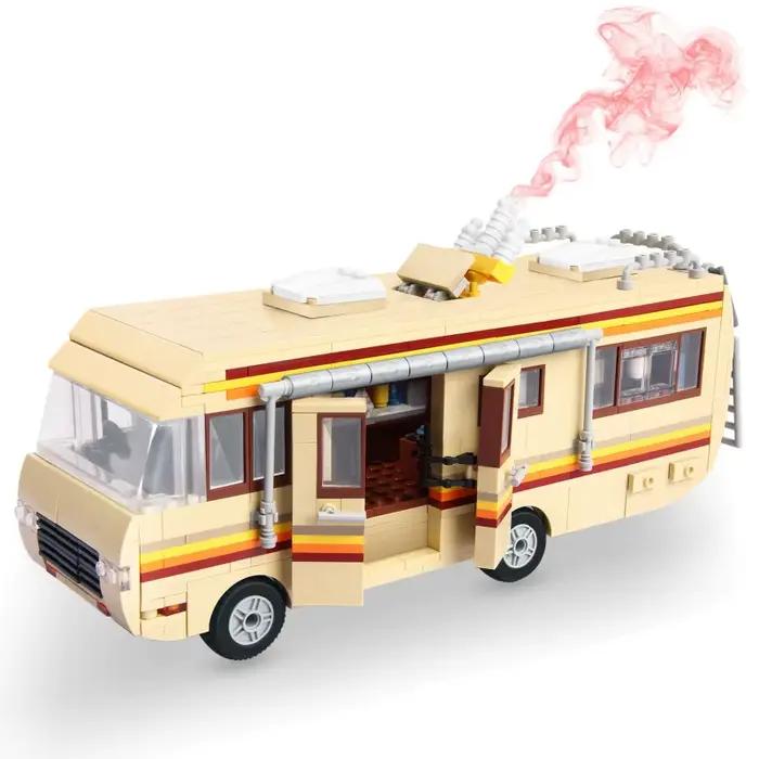 Ensemble de construction Breaking Bad 986 pièces de briques autobloquantes ABS pour fans de la série à offrir en cadeau pour adultes et adolescents occasions spéciales