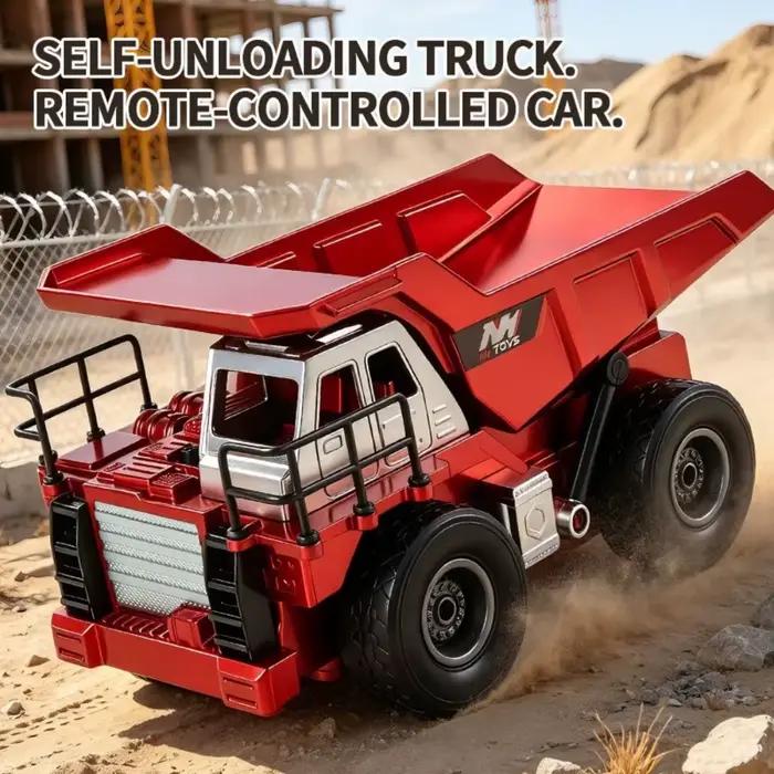 Camion benne lourd télécommandé RC levage automatique jeu intérieur extérieur enfant ingénierie occasion spéciale cadeau anniversaire noël